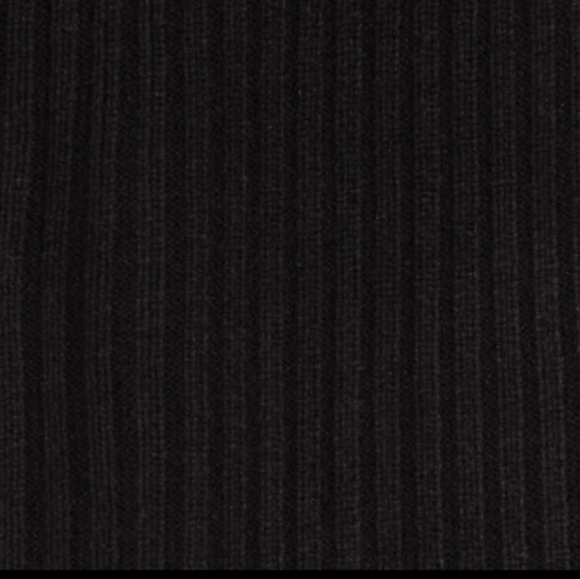 All Saints Black Ribbed Scarf nwt - Picture 2 of 2